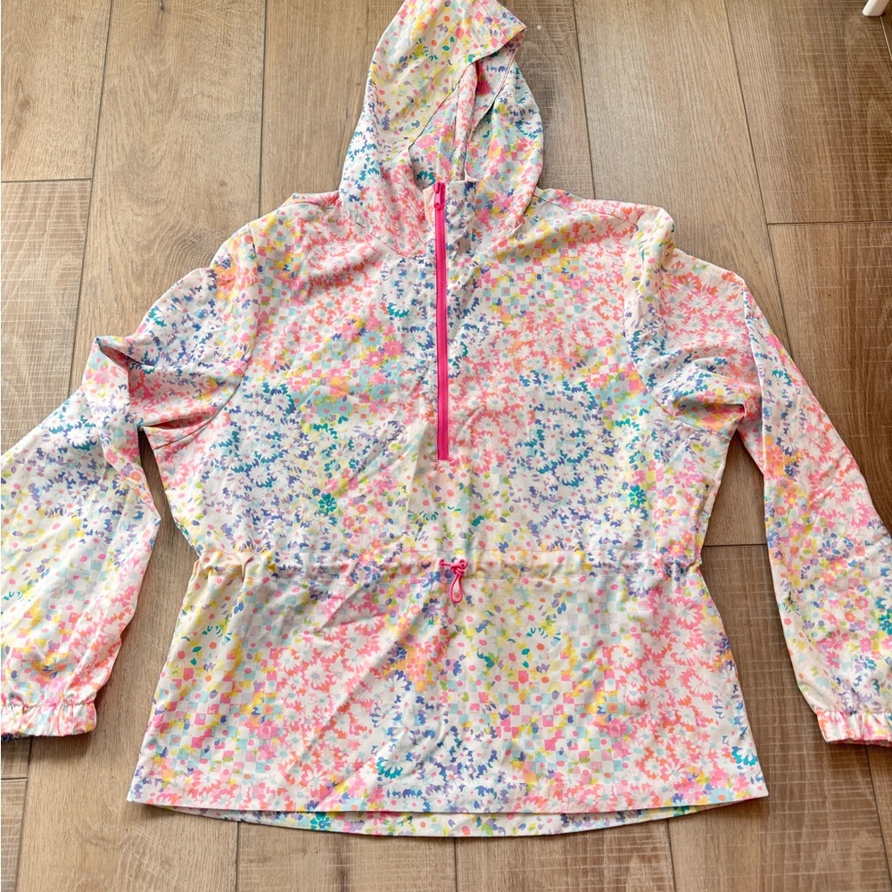 Fabletics Floral Multicolor Pullover Lightweight … - image 2